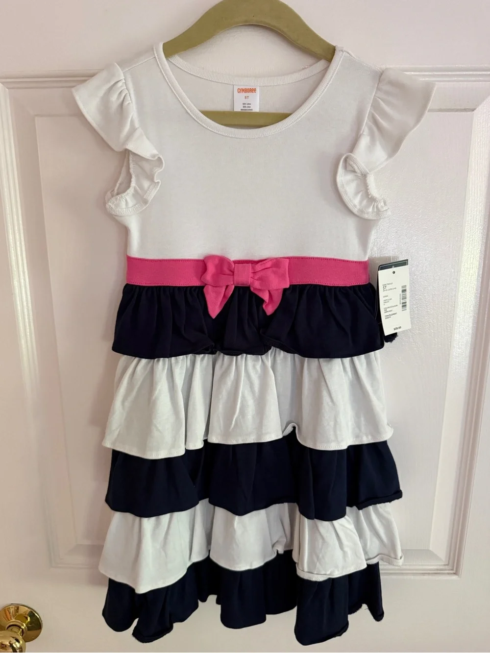 NWT Gymboree tiered bow dress, Size 5T